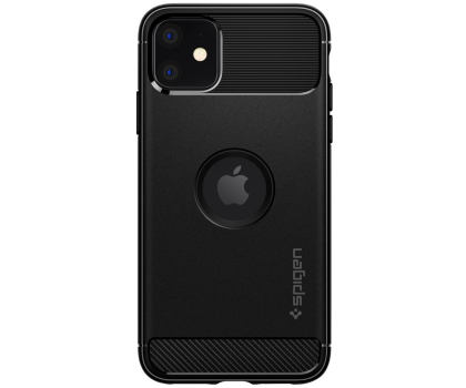 Etui do telefonów Spigen Rugged Armor do iPhone 11 Black